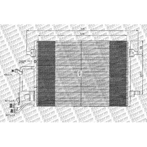Condenseur de climatisation compatible Audi A4 B5 Berline