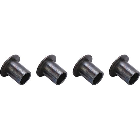 Lot de 4 tubes à bride en acier 4x4 pour pièces de mise à niveau de voitures télécommandées Arrma 1/10 (1/5)