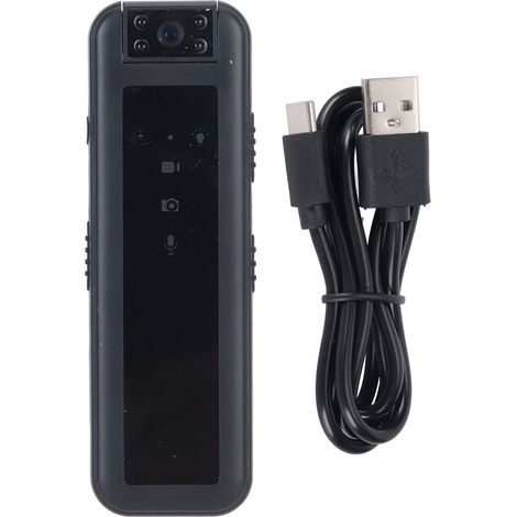 Enregistreur Vidéo Mini HD Portable avec Objectif Rotatif 600mAh pour Conférences et Réunions (1/5)