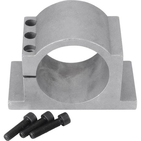 Support de fixation pour moteur de broche CNC en aluminium de 80 mm de diamètre avec vis (80 mm) (1/5)