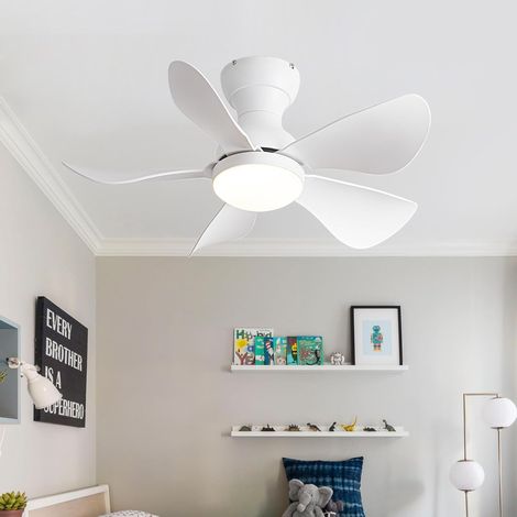 Ventilateurs de Plafond Avec Lumières Et Télécommande 6 Vitesse Ventilateur Lumière Plafond 3 Couleur Réversible Silencieux Ventilateurs de Plafond Modernes Avec Despes, 29 Pouces A Mené Le Min (1/5)