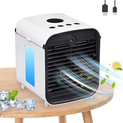 Climatiseur Portable Air Mini Cooler - Nifogo - Mobile - Réversible - Ventilateur - Coloré