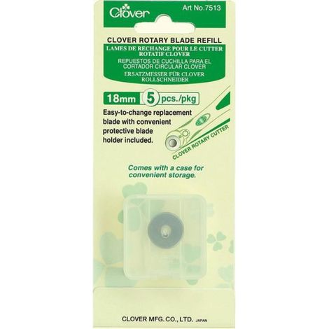 Clover lame de rechange p/cutter rotatif 18mm (5) - 7513