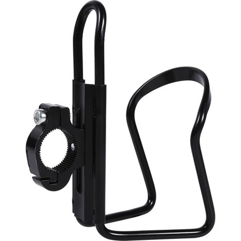 Porte-gobelet Moto Guidon Support Bouteille Boisson Adaptateur Noir (1/3)