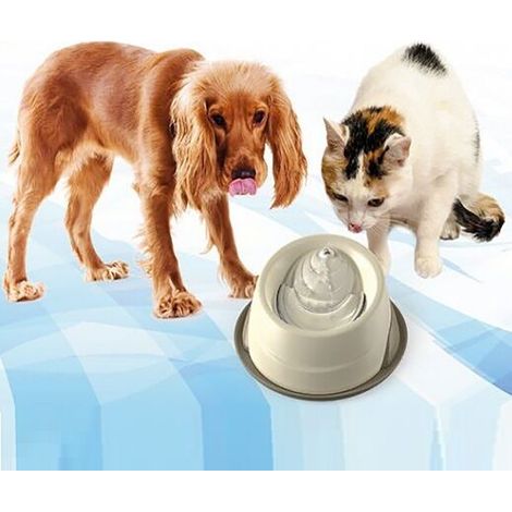 CIOTOLA AUTOMATICA FONTANA VASSOIO ACQUA CORRENTE PER CANE E GATTO ANTI SCIVOLO