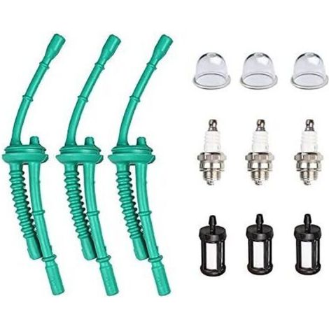 Pompetta di adescamento del filtro del carburante con candela per decespugliatori STIHL FS55 FS38 FS45 FS46 FS55R KM55 HL45 MM55 FS100 FS110 FS130
