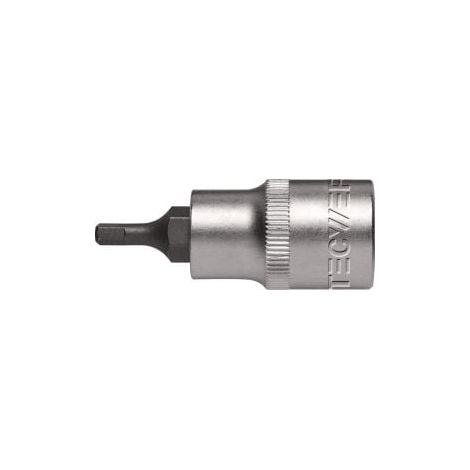 Douille  1/2  pouce  hexagone  intérieur  SW  4mm  L.55mm  TECWERK (1/3)