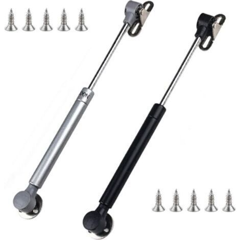 2pcs VéRins à Gaz 100n Verin Porte Cuisine Bras Pneumatique Pour Porte Amortisseurs à Gaz Pour Meubles De Cuisine Bras Pneumatique Porte Cuisine Hydraulique Ressort VéRin à Gaz Amortisseurs Avec Vis