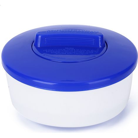 Dispensateur Flottant Automatique de Produits Chimiques pour Piscine 8 Pouces, Structure PVC Robuste, Accessoire Spa Nettoyage (1/5)