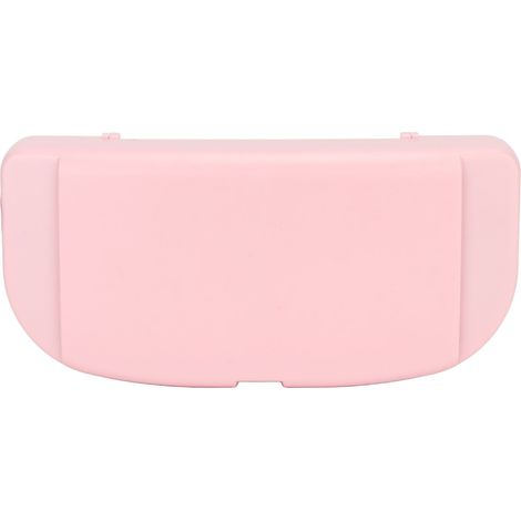 Étui à lunettes de voiture multifonctionnel, étui à lunettes de soleil, organiseur de lunettes, avec clip, rose (1/5)