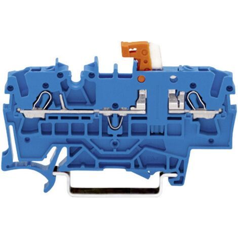 Bloc de jonction sectionnable WAGO 2002-1674 5.20 mm ressort de traction Affectation: N bleu 1 pc(s) (1/5)