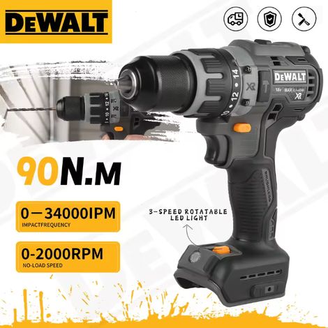 DEWALT DCD85M Perceuse visseuse sans fil 18V XR brushless, kit batterie+chargeur, bricolage rénovation maison particulier (1/5)
