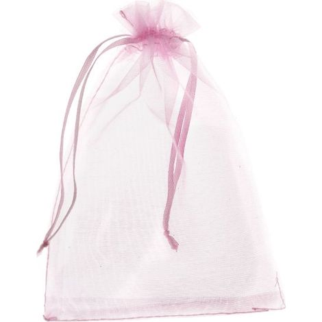 Sacchetto regalo in organza ROSA 11X16CM (1/3)