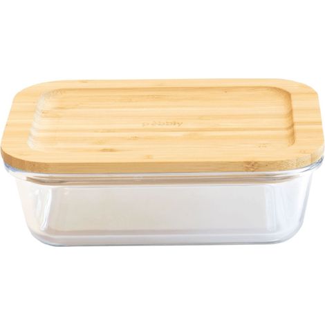 Boîte conservation verre 640ml - Pebbly (1/3)
