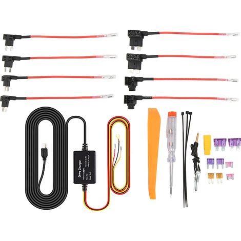 Kit de câblage de caméra de tableau de bord, adaptateur USB 12V-28V à 5V, Protection contre la surchauffe pour miroir, navigateur GPS, détecteur de Radar MINI