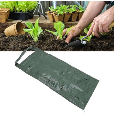 Poche de culture suspendue PE, 10 trous pour fraises, légumes et fleurs - Sac de plantation aéré (1/5)