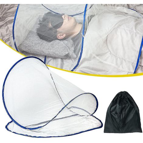 Moustiquaire ultra-légère et portable, mini-tente pliante pour couchage, voyage et camping. (1/5)