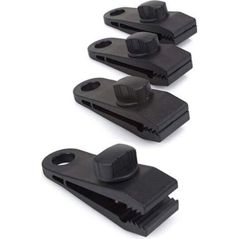 Pack of 30 Tent Tarp Clips, Locking Tarp Clamp, Tarpaulin Clamp Awning Clamp Tarpaulin Fixing Camping Shade Cloth Pool Tarpaulin (1/5)