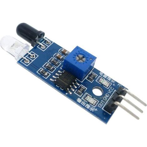 10pcs module de capteur d'évitement d'obstacle infrarouge infrarouge pour robot de voiture intelligent arduino photoélectrique réfléchissant à 3 fils pour robot de voiture intelligent arduino (1/3)