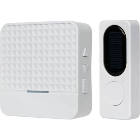 Sonnette solaire une à deux téléavertisseurs longue distance pour personnes âgées, sonnette sans fil étanche et auto-alimentée (1/4)