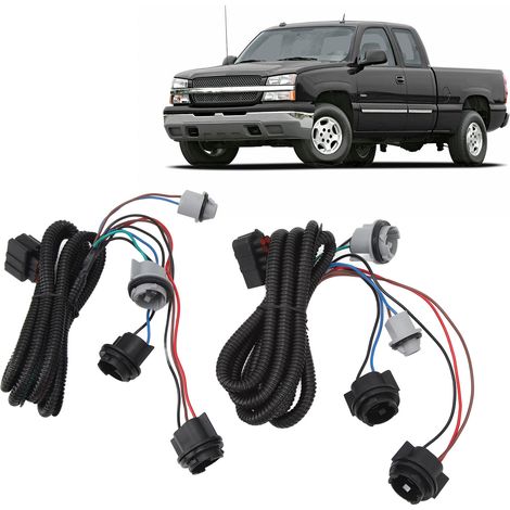 Rücklicht-Kabelbaum (links + rechts), paarweise verkauft für Chevy Silverado 1500 2500 HD 3500 Hybrid (OE: 16531401) (1/5)