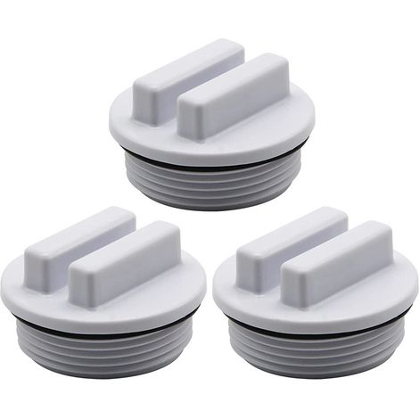 Very popular winter pool plugs on Amazon, with O-rings, antifreeze and drain plugs. (1/5)