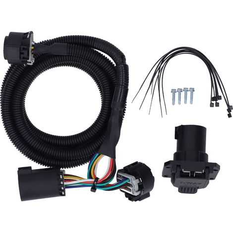 Faisceau de câbles remorque 7 broches 56070 Noir Compatible Ram 1500 Classic 2019‐2021 (1/5)