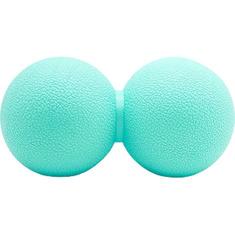 Ensemble de balles de massage Peanut Duo Ball et Fascia Ball pour le massage du cou, des épaules et du dos, (Vert)-AquaForge