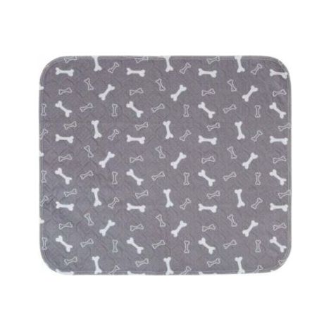 Lot de 1 tapis de dressage pour chien, lavables, réutilisables, super absorbants, anti-fuites, antidérapants, pour chats et chiens - M:80x70CM - Gris