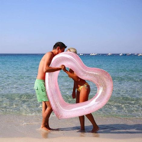 Salvagente gonfiabile, giocattolo da piscina, festa, amore, 120 cm, adulti, divertimento (1/5)