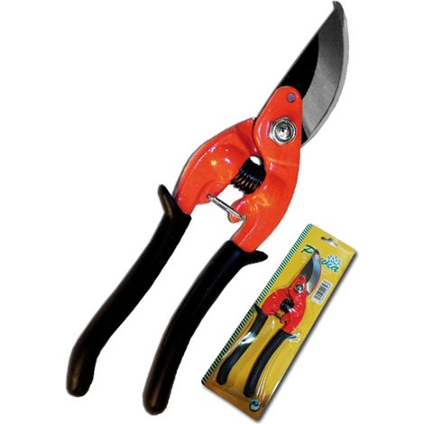 Forbici da potatura Pluvia per manico rivestito in PVC con lama in Teflon modello BLISTPLRG1029
