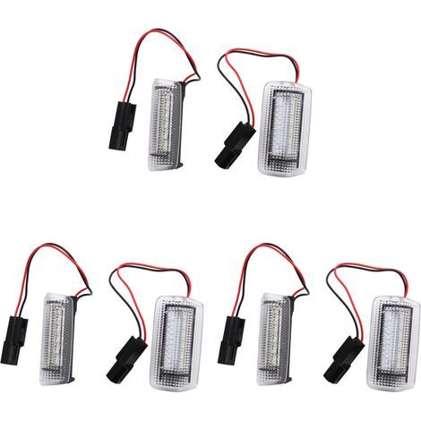 6x Lampe de Courtoisie de Porte LED de Voiture Rouge Blanche pour Wish Prius Camry Alphard Isis Estima (1/2)