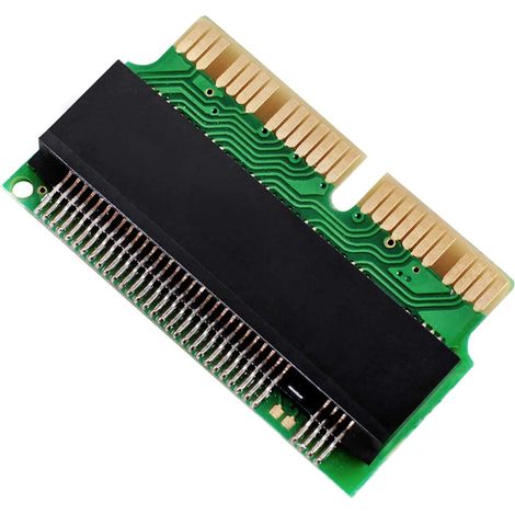 M.2 NVMe SSD-Konverter für MacBook Air und Pro Retina der Modelle A1465, A1466, A1398 und A1502 aus den Jahren 2013, 2014, 2015, 2016 und 2017.