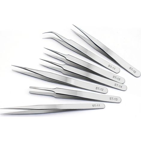 Pinzetta antistatica ESD-15 standard piegata (1/5)