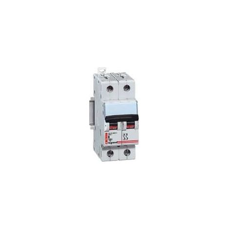 Legrand 006263 Disjoncteur magnéto-thermique DX 6000 – Lexic à vis – 2P 230/400V 10A – Courbe B