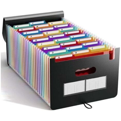 Trieur A4 25 Pochettes/Range Document/Rangement Papier- Trieur Rangement documents Classeur Organiseur Documents Trieur Extensible Accordéon Document (1/5)