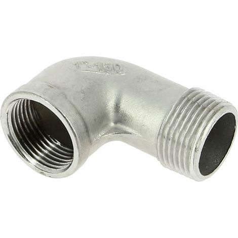 Coude 90° inox égal Mâle Femelle 1"