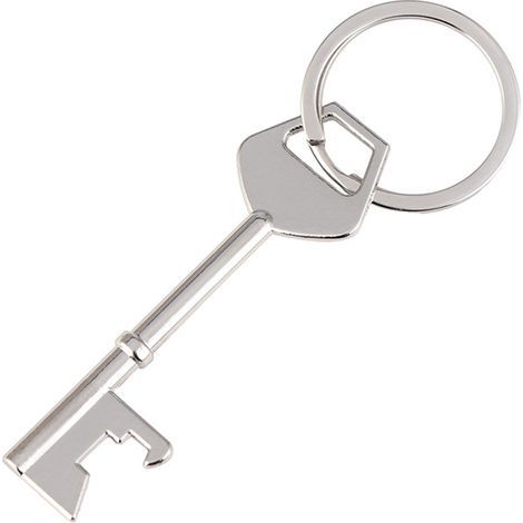 Schlüsselanhänger mit Flaschenöffner in Schlüsselform – Für Küche, Bar, Zuhause, Auto – 1 Stück (1/5)