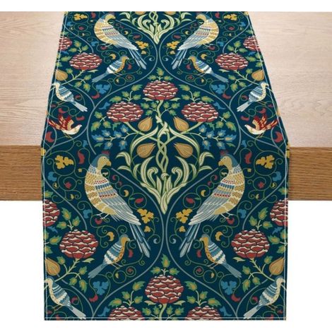 STIL 5 STIL Vintage Tischläufer aus Leinen mit botanischem Muster (1/5)
