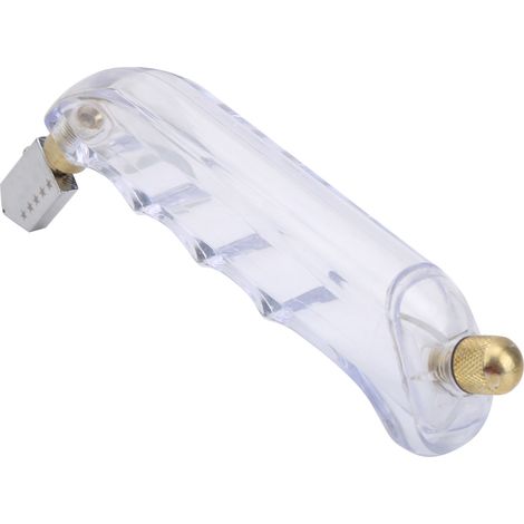 Coupe-verre manuel pistolet, molette carbure de tungstène, outil de découpe à huile, coupe carrelage et miroir, poignée ergonomique, usage professionnel. (1/5)