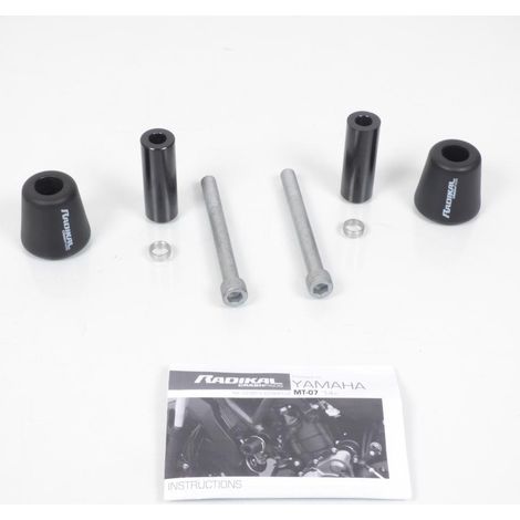 Tampon pare carter protection Radikal pour moto Yamaha MT07 après