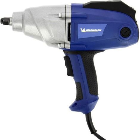 Michelin – Clé à chocs 230V 1050W – Couple max 500Nm – Vitesse 2200 t/min – 4 douilles 17/19/21/22mm – Mallette de rangement incluse