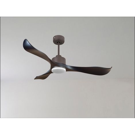 Ouray de Klassfan - Ventilateur de plafond et destratificateur moteur DC basalte pales bois noir 25 à 40 m² OurayDC1P7Bk132 (1/5)