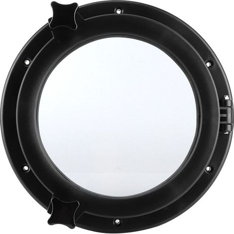 Hublot Marin Noir 10 Pouces Fenêtre Ronde Stalinite Universelle pour Camping-Car Bateau Yacht (1/5)