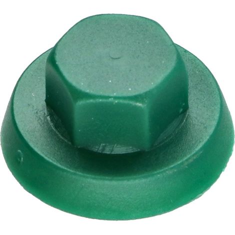 CAP Polyéthylène Vis Diamètre 4.8-5.5 Surplat 8 RAL6028