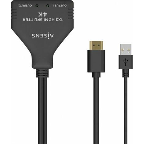Adattatore di Corrente Aisens A123-0654 HDMI HDCP HDMI x 2 (1/4)