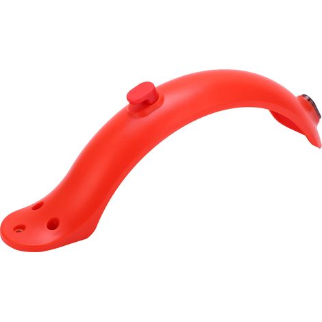 Garde-boue arrière avec crochet et feu arrière pour trottinette électrique Xiaomi Mijia M365 (accessoires rouges) (1/5)