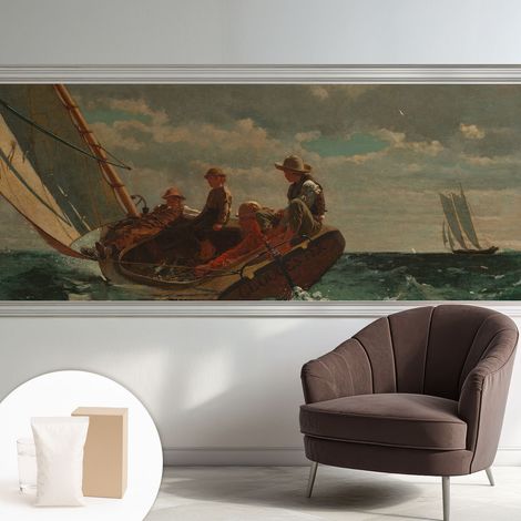 Carta Da Parati Con Design Moderno - Per Rinnovamento Rapido - Non-Woven - Per Interni Moderni Spedizione in mare 250x104 cm (1/5)