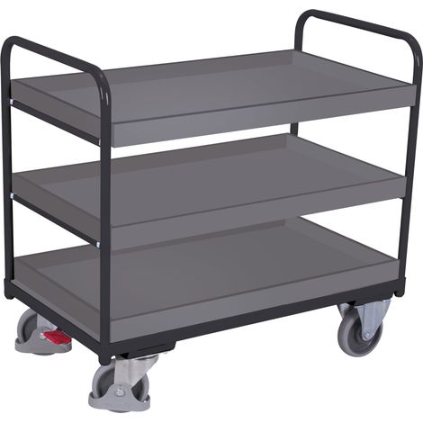 VarioFit Etagenwagen niedrig RAL 7016 (1/4)