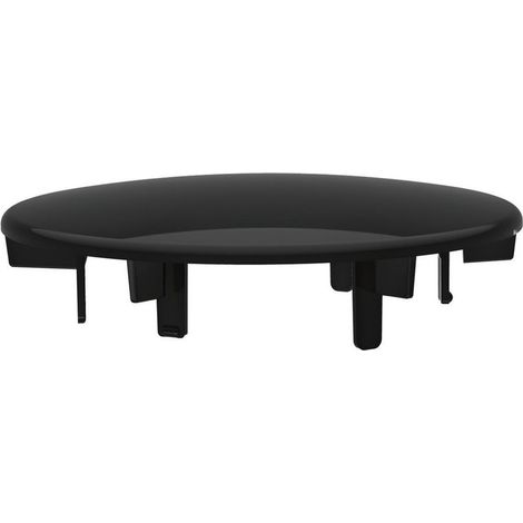Tapa negra, de 116 mm de diámetro, para desagüe extraplano VALENTIN